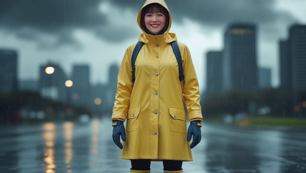 dressed in weather-appropriate clothing