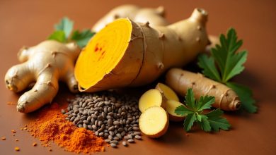 Five science-backed Indian spices with proven health benefits: turmeric, ginger, cumin, coriander, and fenugreek